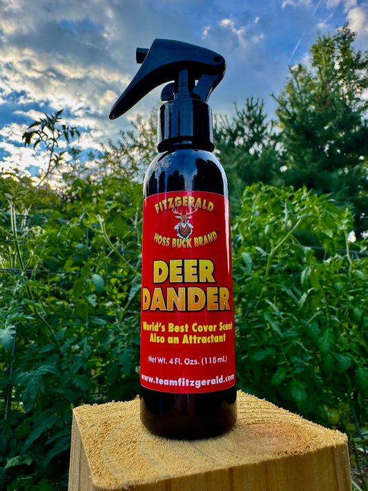 A Deer Dander Locking Trigger Sprayer PREMIUM SCENT BOTTLE 4oz Spray