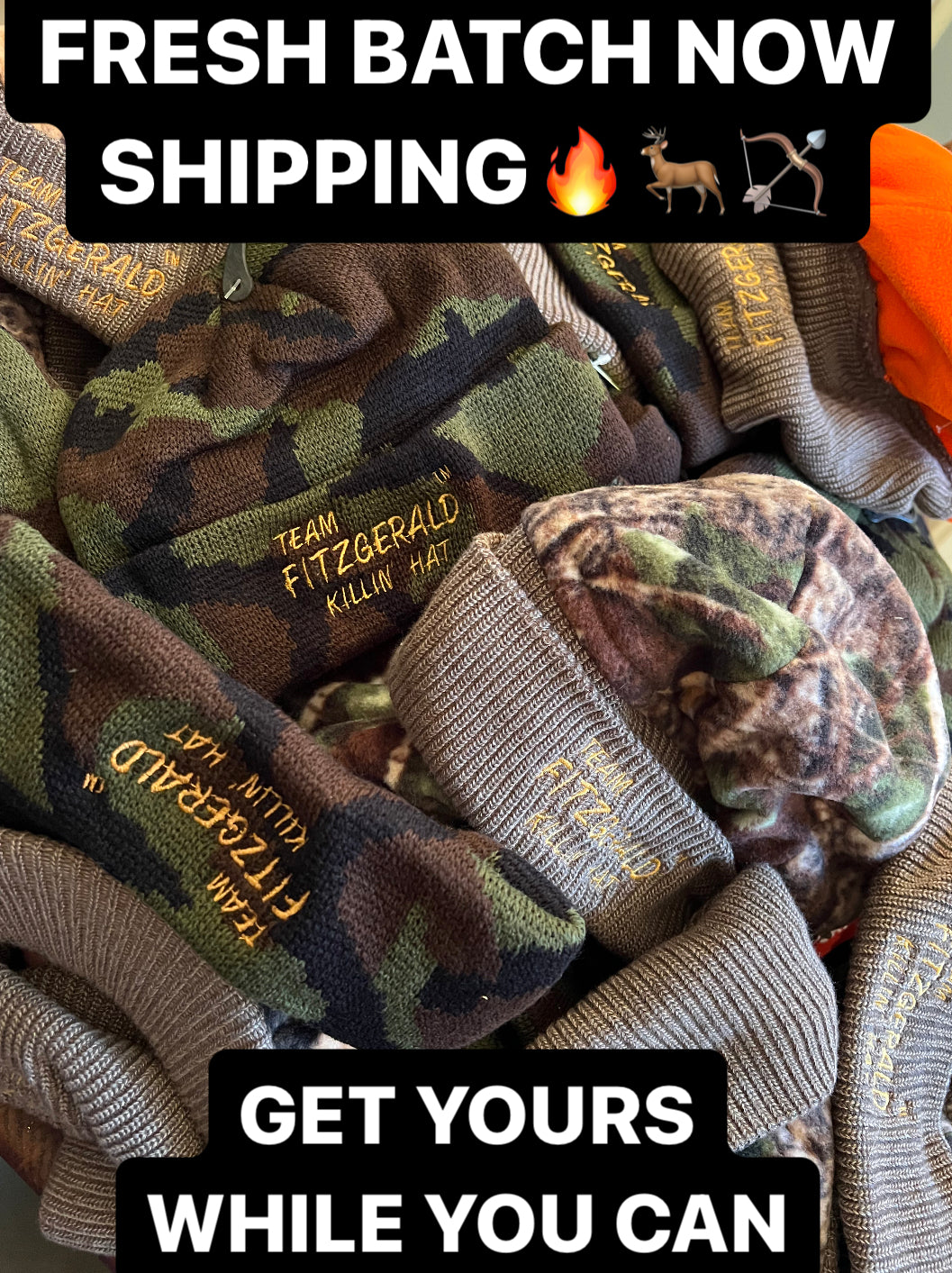KILLIN HATS DISCOUNTED 3 PACK LIMITED HOLIDAY DEAL!