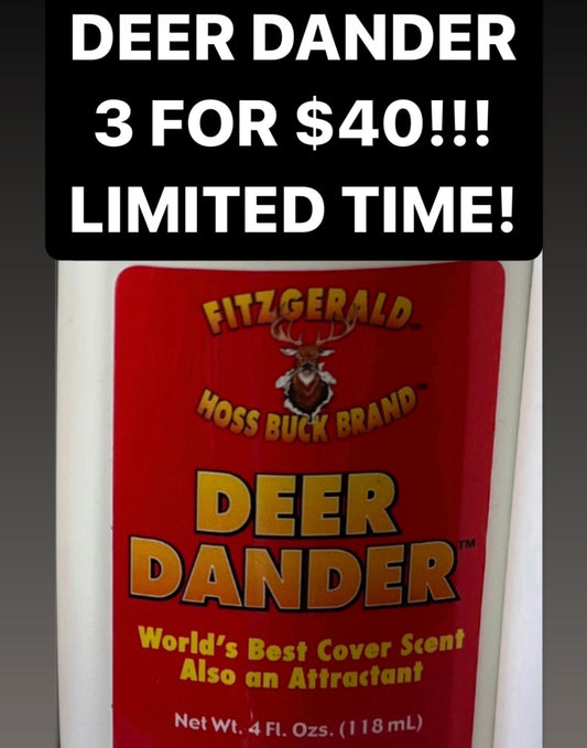 A Deer Dander 3 For $40 Pre Season Deal