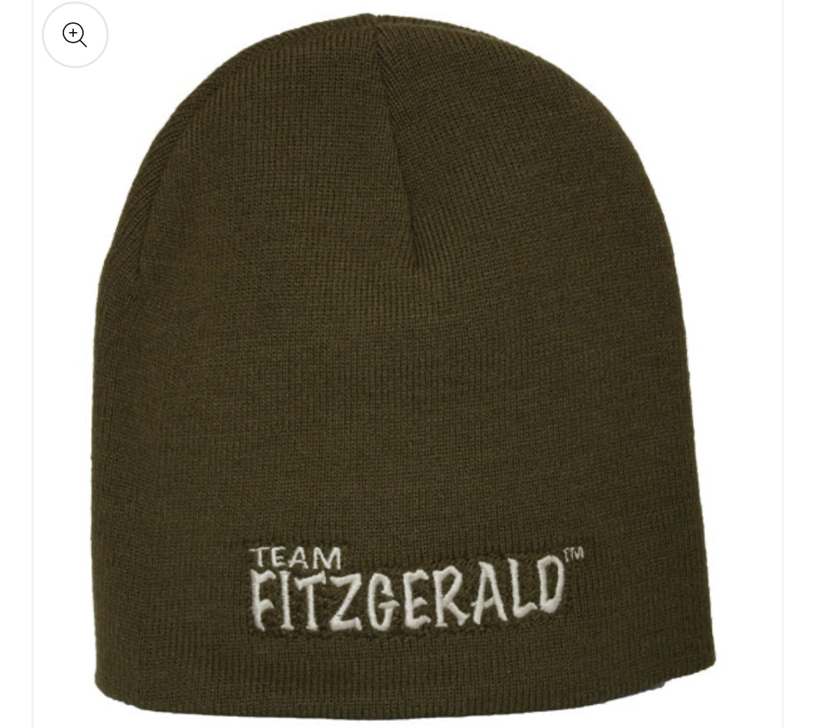 OLIVE “BEANIE/SKULL CAP" PREMIUM QUALITY EMBROIDERED TF LOGO