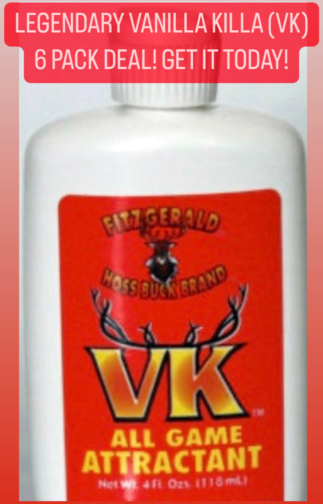 Fitzgerald Vanilla Killa VK 6 PACK DEEP DEAL