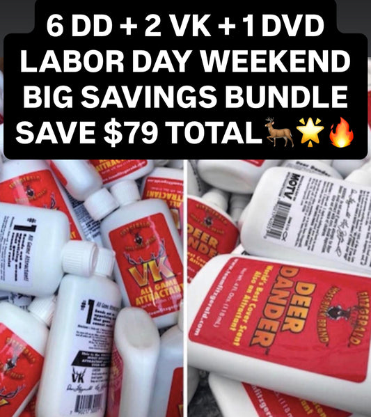 DEER DANDER VANILLA KILLA LABOR DAY CRAZY DEEP DEAL!
