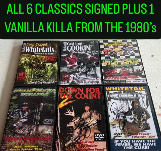 FITZ ULTIMATE 6 DVD & 1 VANILLA KILLA BUNDLE LIMITED STOCK!