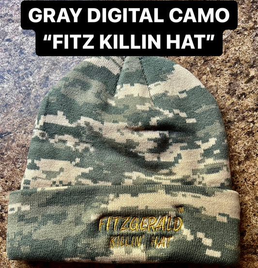 FITZGERALD KILLIN HAT EMBROIDERED GRAY DIGITAL CAMO LIMITED SUPPLY!