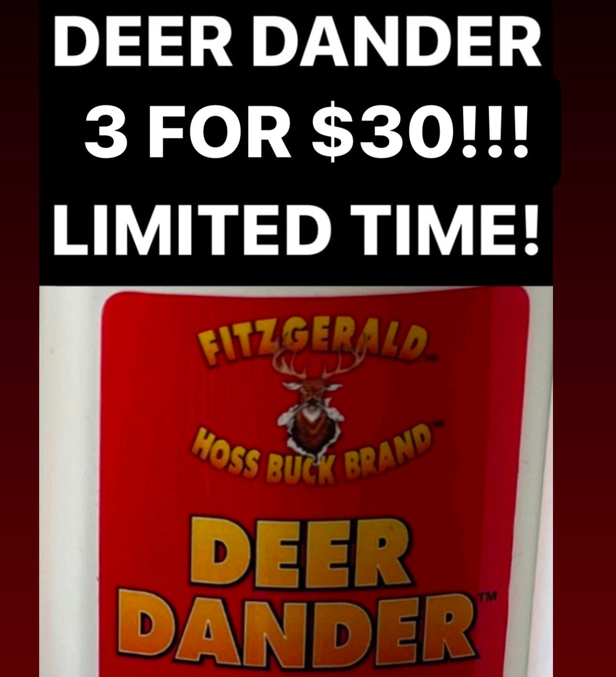 FITZGERALD CLASSIC CORN CRAZED BUNDLE – 3 Deer Dander + Classic DVD