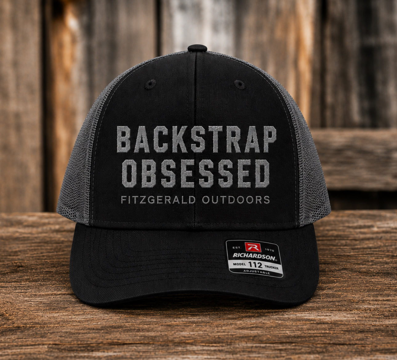 Backstrap Obsessed Fitzgerald Outdoors Embroidered Hat