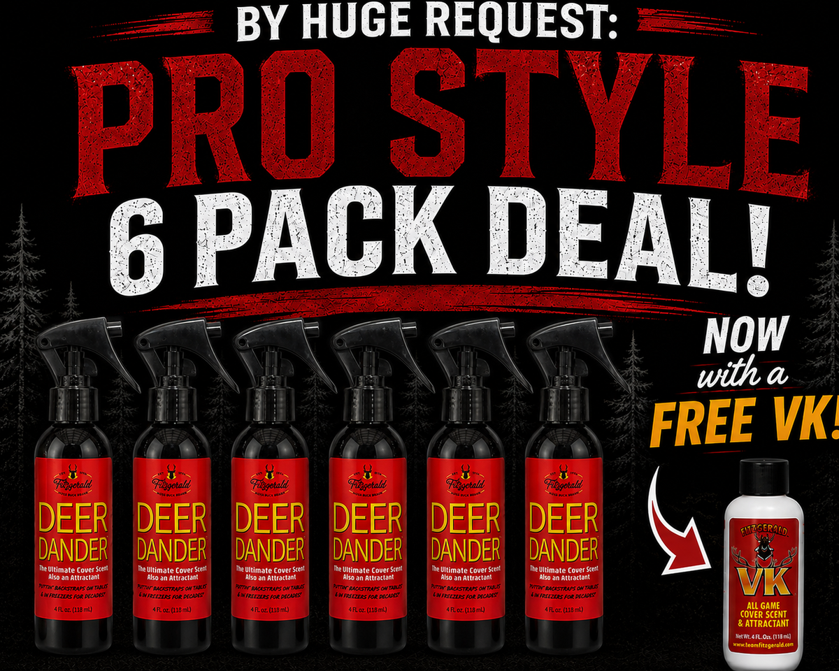 A Deer Dander PRO STYLE 6 Pack LABOR DAY Deal + 1 FREE VK + Free Shipping