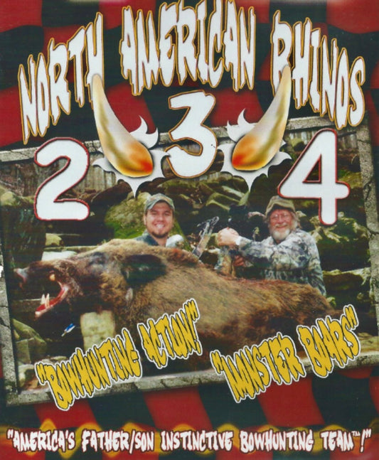 NORTH AMERICAN RHINOS 2/3/4 TRIPLE FEATURE REMASTERED IN HD TO DVD + SIGNED DISC FOR FREE