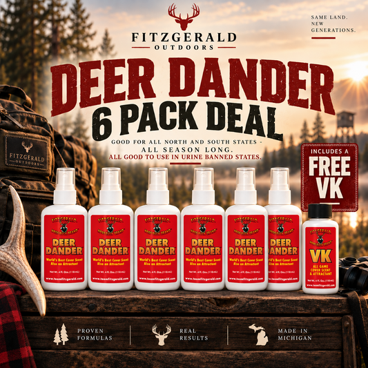 A Deer Dander 6 Pack LABOR DAY Deal + 1 FREE VK