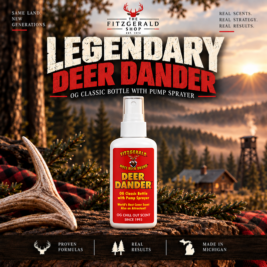 Fitzgerald Deer Dander Best PREMIUM Deer Cover Scent Period