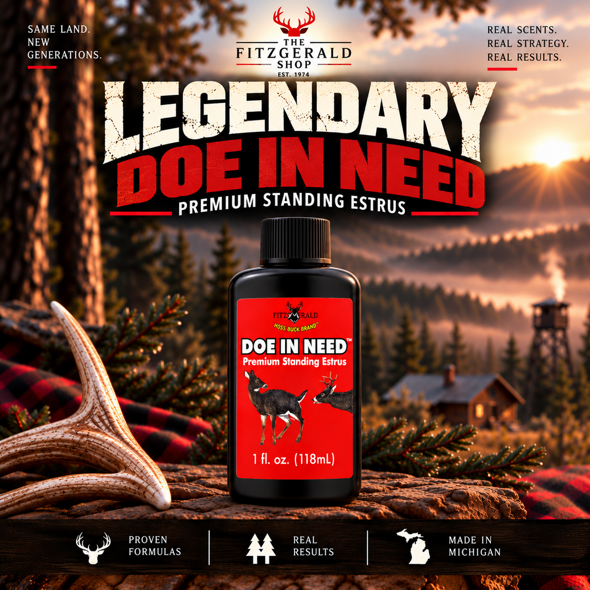 Fitzgerald Standing Estrus PREMIUM Breeding Time RUTTING Doe Estrus!