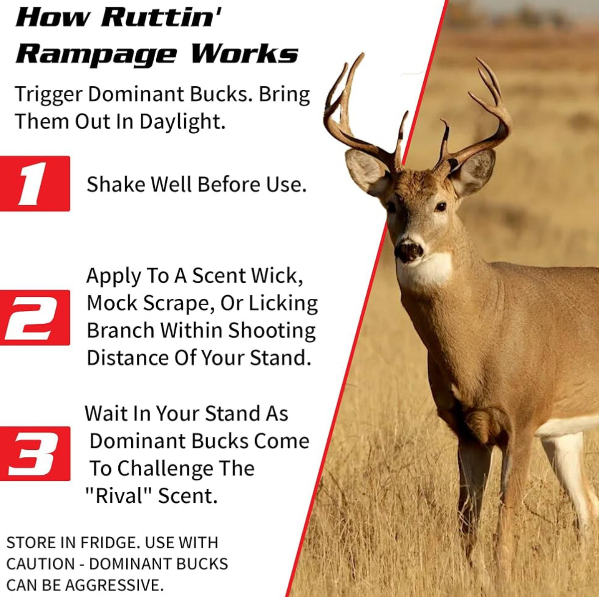 Fitzgerald Ruttin Rampage Dominant Buck Lure Since 1980