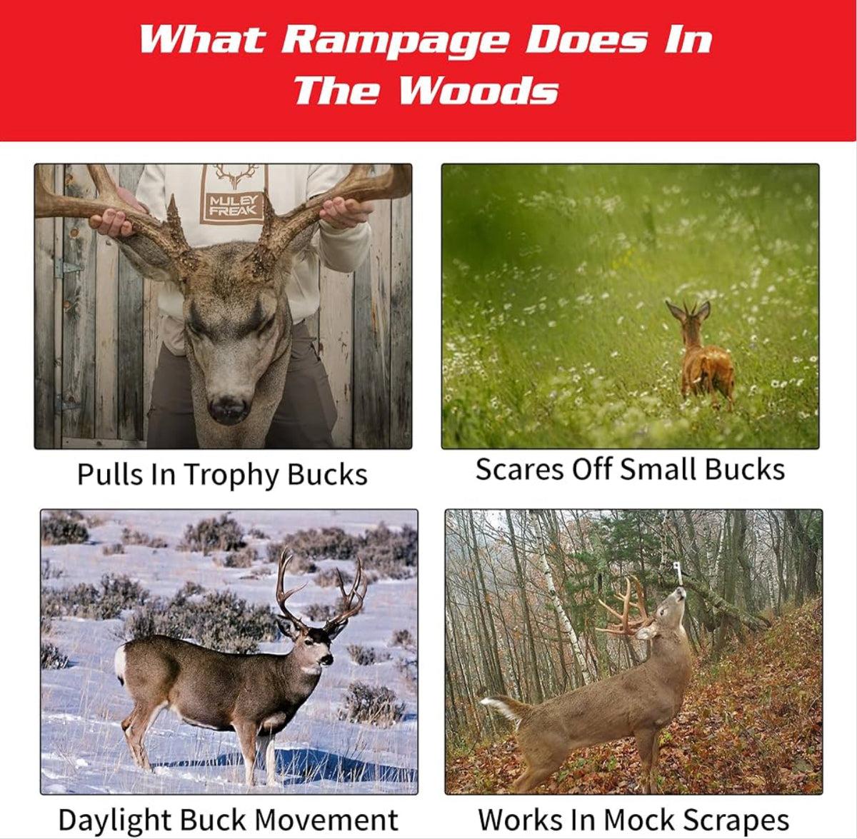 Fitzgerald Ruttin Rampage Dominant Buck Lure Since 1980