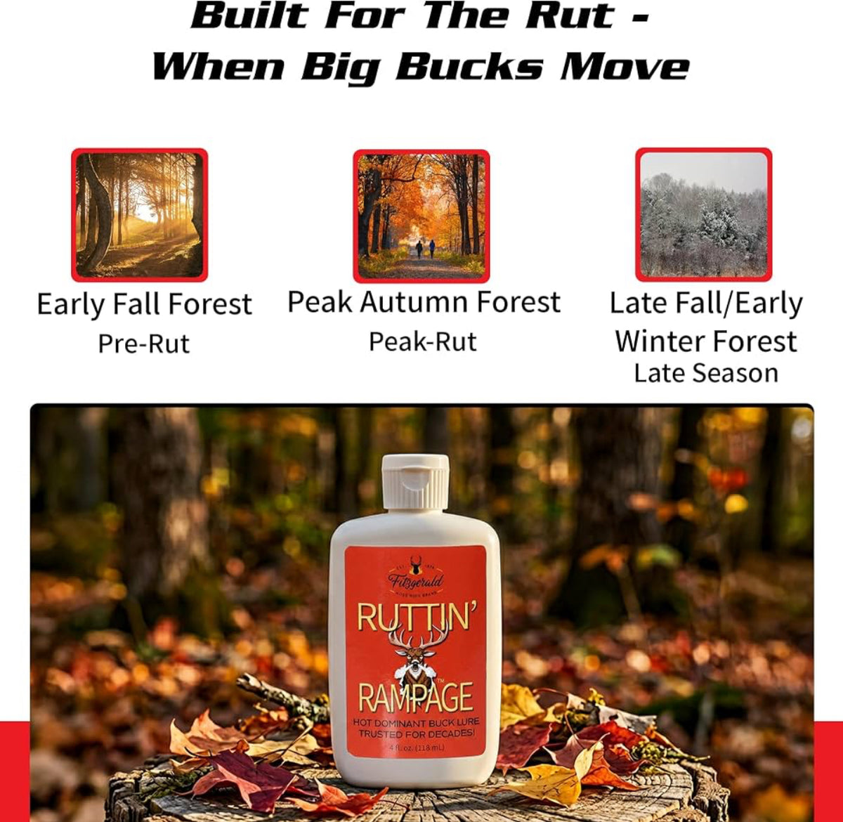 Fitzgerald Ruttin Rampage Dominant Buck Lure Since 1980