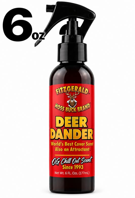 Deer Dander NO LEAK PRO STYLE 6 Ounce BEST VALUE + FREE SHIPPING!