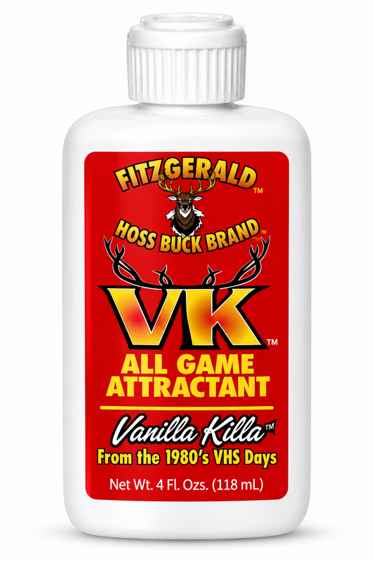 VK Vanilla Killa from the 1980’s PREMIUM All Deer, Bear, Hog Small Game HUNTING & TRAPPING Attractant BEST DEER Attractant + FREE SHIPPING!