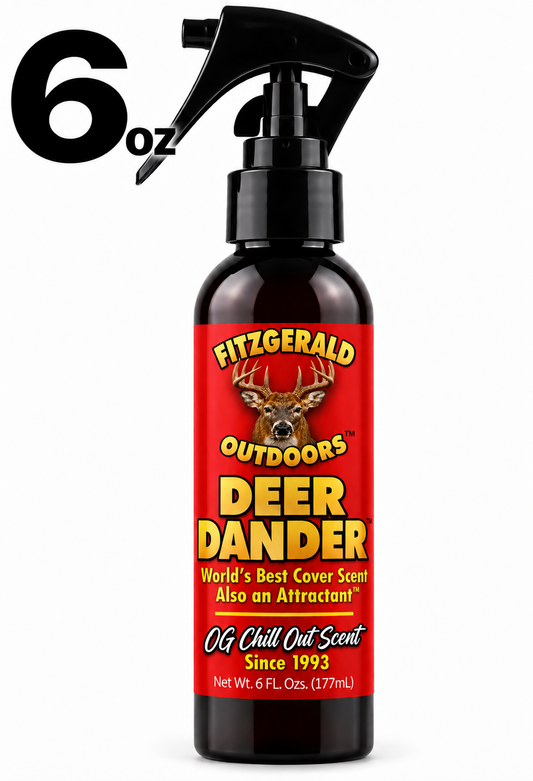 Deer Dander NO LEAK PRO STYLE 6 Ounce BEST VALUE + FREE SHIPPING!