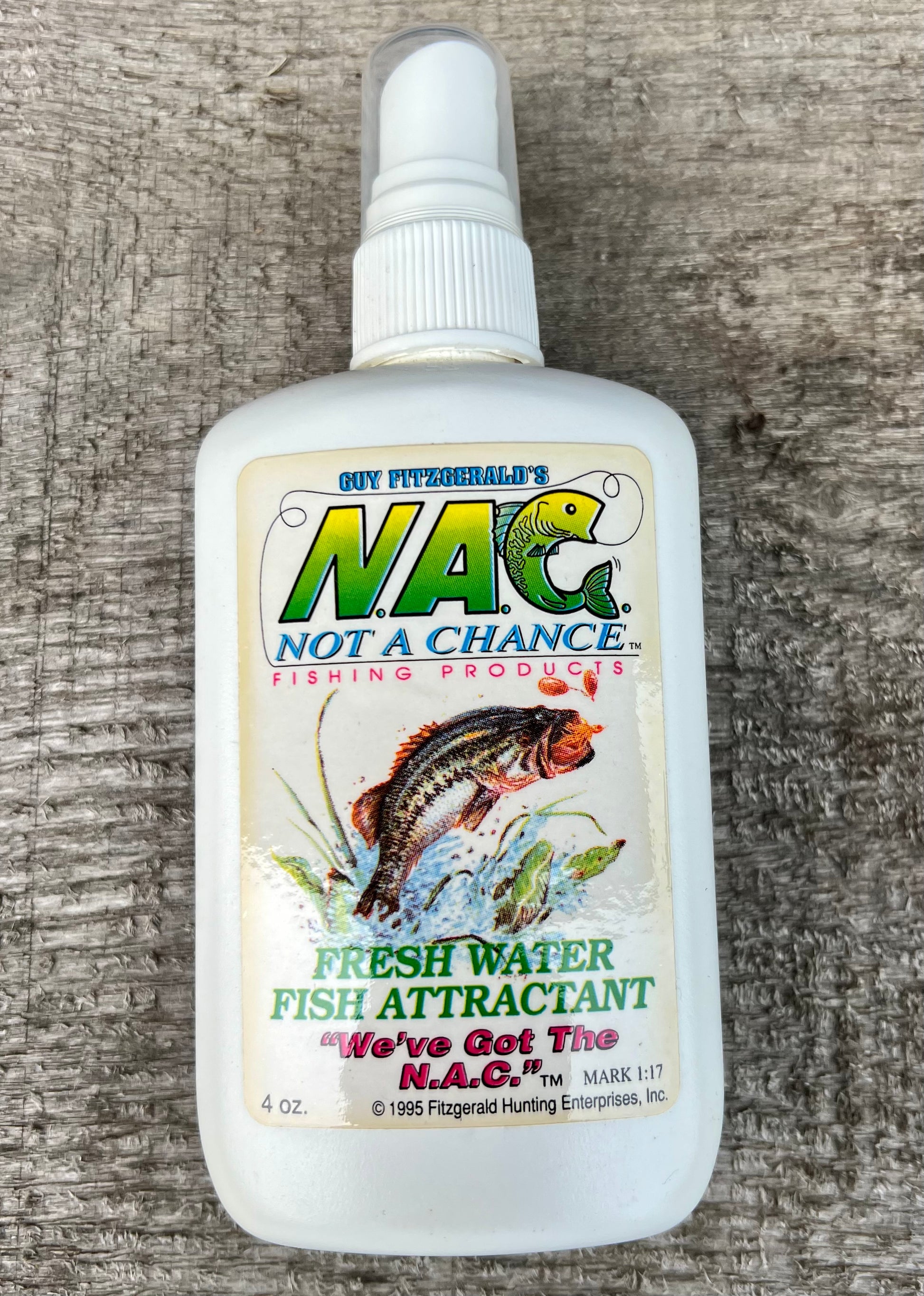 N.A.C. Not A Chance For The Fish That Is Fish Attractant – The Fitzgerald  Shop